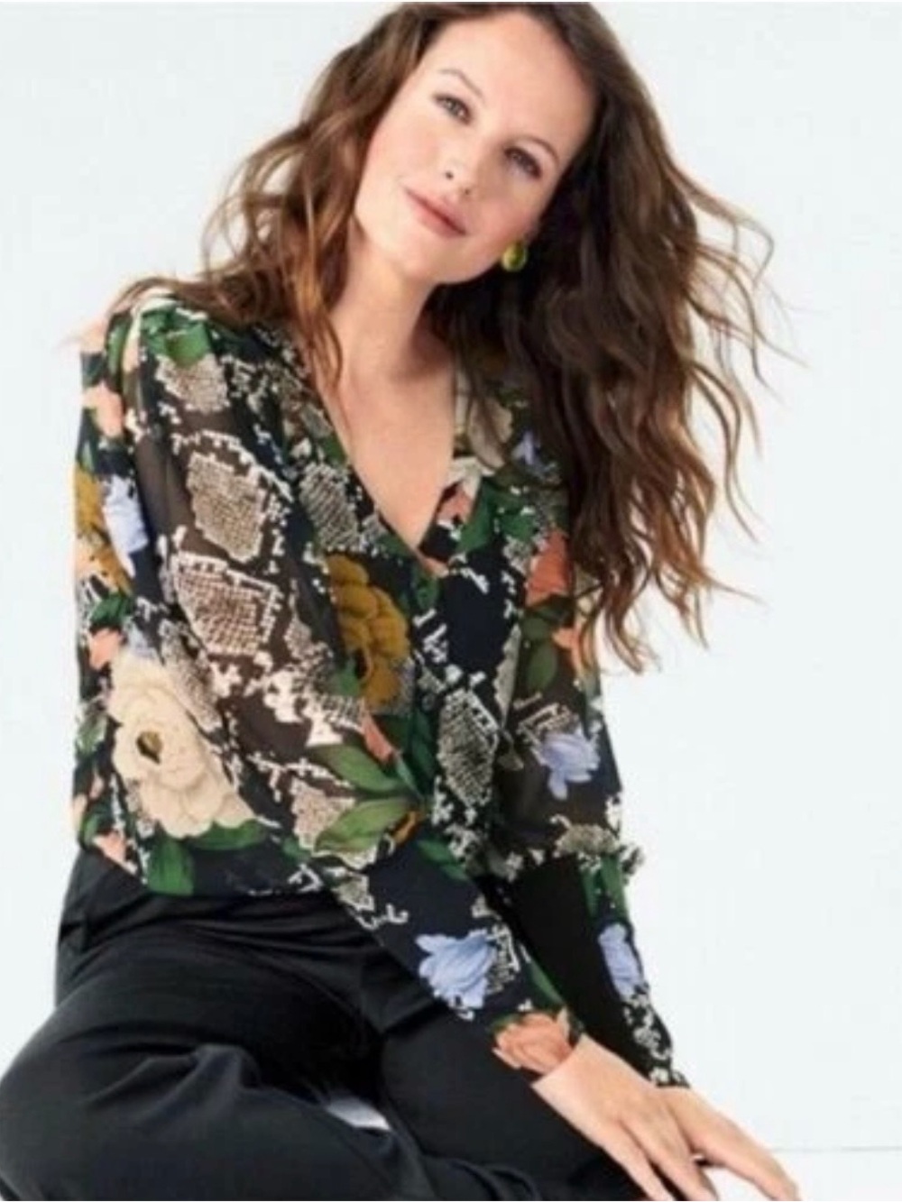 Cabi Snake Charmer #3762 Blouse XS